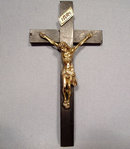 Antique Spanish Crucifix, Baroque, 17th Century