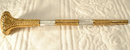 Antique Umbrella Gold Mother of Pearl Handle, 19th century