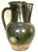 Antique Ceramic Wine Jug, Europe 17th-18th century