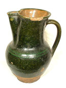 Antique Ceramic Wine Jug, Europe 17th-18th century