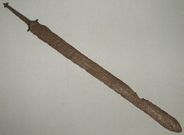 Ancient Celtic Sword La Tène Culture, 300-150 BC