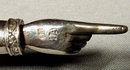Antique Imperial Russian Silver Jewish Torah Pointer, 19th c