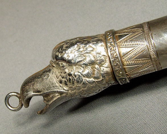 Antique Imperial Russian Silver Jewish Torah Pointer, 19th c