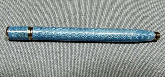 Antique Imperial Russian Silver Enamel Pencil