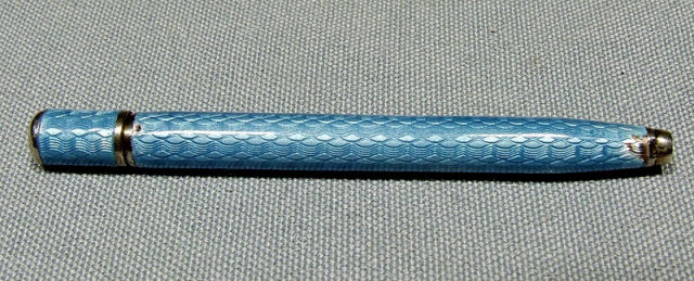 Antique Imperial Russian Silver Enamel Pencil