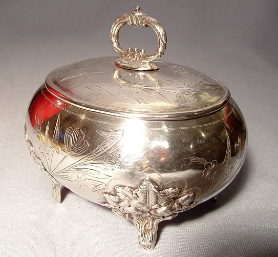 SOLD Antique Imperial Russian Silver Jewish Etrog Box