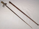 Antique French Bayonet Model 1886 Lebel