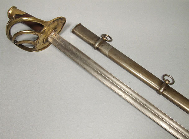 Antique French Heavy cavalry Cuirassier's / Dragoons Sword