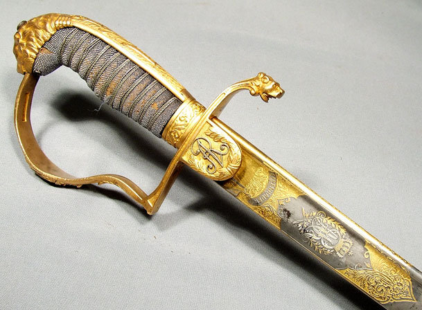 Superb Antique German Saxon Sword