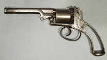 Antique Gun Percussion Revolver by Bate