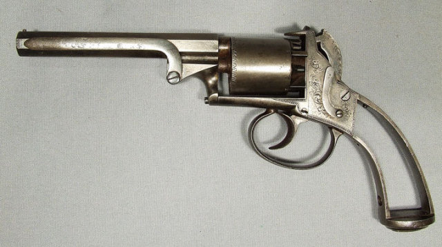 Antique Gun Percussion Revolver by Bate