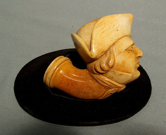 Antique Napoleonic Pipe Head of Napoleon