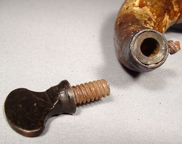 Antique Russian Cossacks Gun Powder Horn