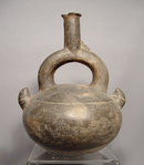 Pre Columbian Chimu Ceramic Stirrup Vessel