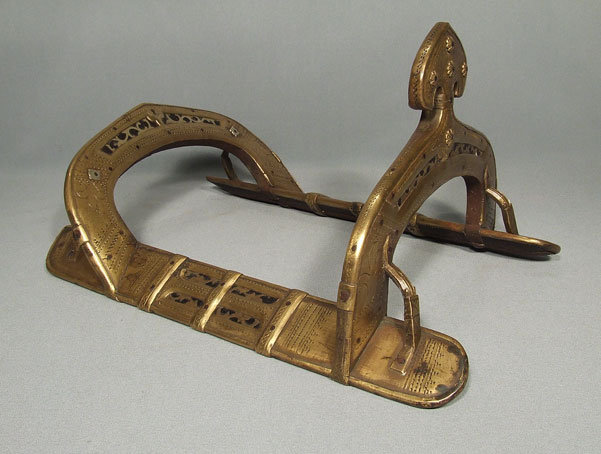 Antique Indo Persian Islamic Warrior Saddle, 18th cen