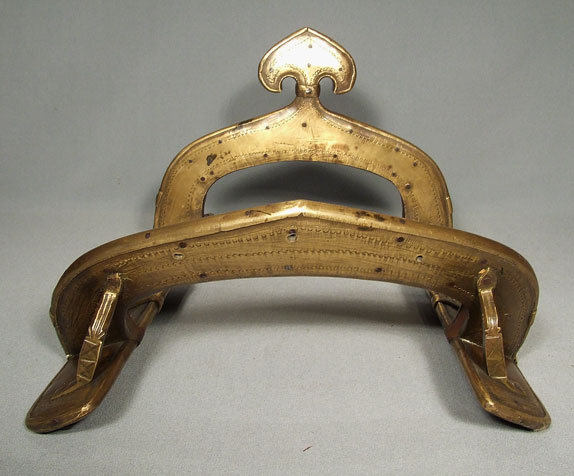 Antique Indo Persian Islamic Warrior Saddle, 18th cen