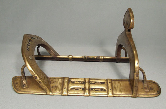 Antique Indo Persian Islamic Warrior Saddle, 18th cen