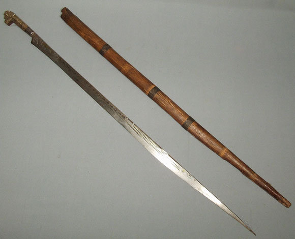 Antique Islamic Sword Moroccan Flyssa
