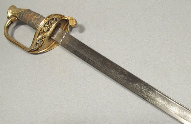 Antique American Civil War US Officers Sword