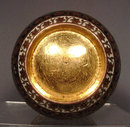 Islamic Indian Mughal Enamelled Gilt Copper Vase