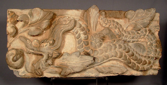 Antique Chinese Han Dynasty Brick Tile