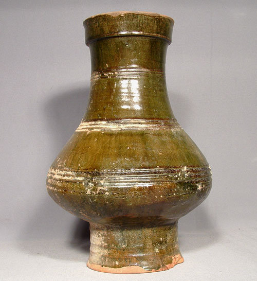SOLD Antique Chinese Han Dynasty Ceramic Hu