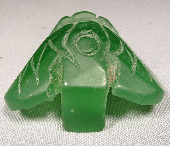 Antique Chinese Qing Dynasty Peking Glass Belt Buckle