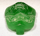 Antique Chinese Qing Dynasty Peking Glass Belt Buckle
