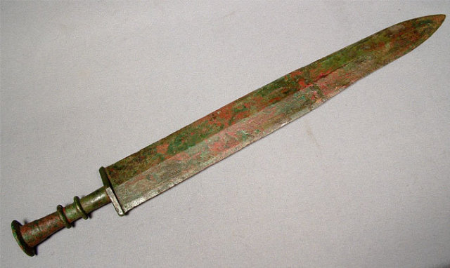 Ancient Chinese Sword, Warring States Bronze Sword