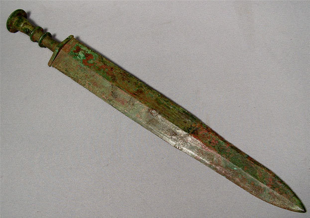 Ancient Chinese Sword, Warring States Bronze Sword
