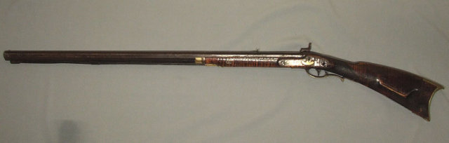 Antique American Percussion Plains Rifle Gun
