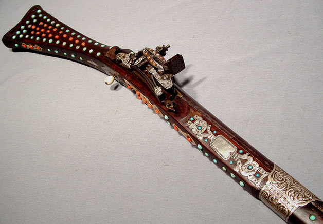 Antique Gun Turkish Ottoman Islamic Flintlock