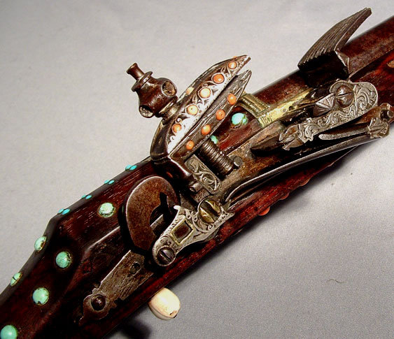 Antique Gun Turkish Ottoman Islamic Flintlock