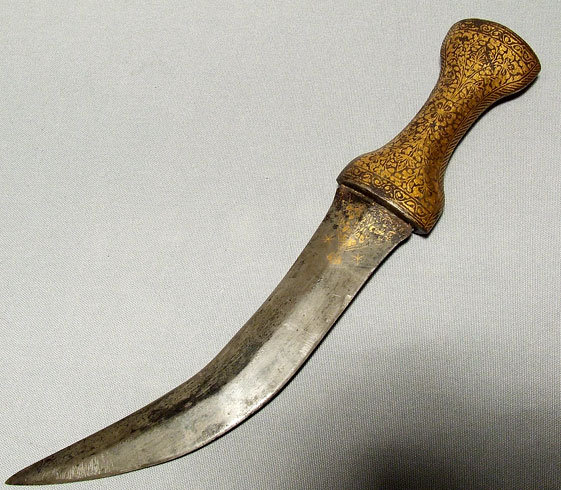 Antique Indo Persian Mughal Deccani Dagger Jambiya