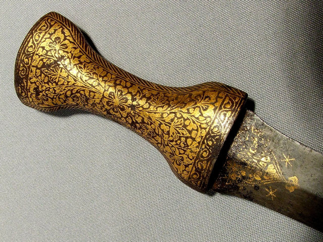 Antique Indo Persian Mughal Deccani Dagger Jambiya