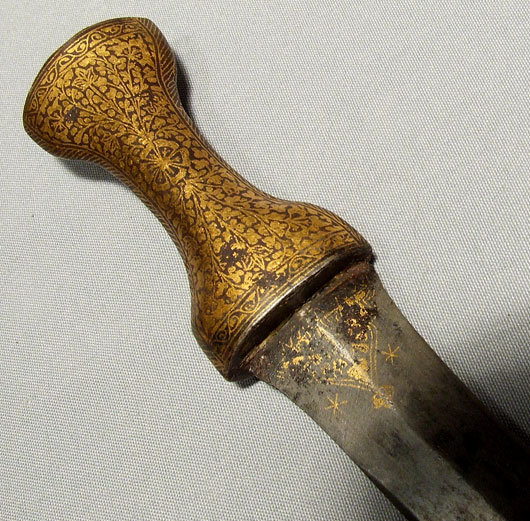 Antique Indo Persian Mughal Deccani Dagger Jambiya