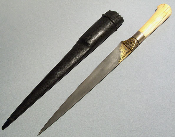 Antique Indo Persian Wootz Dagger Kard