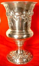 ANTIQUE SILVER JEWISH KIDDUSH CUP VIENNA 1807