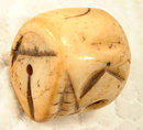 ANTIQUE SKULL BONE PENDANT, 19th CENTURY