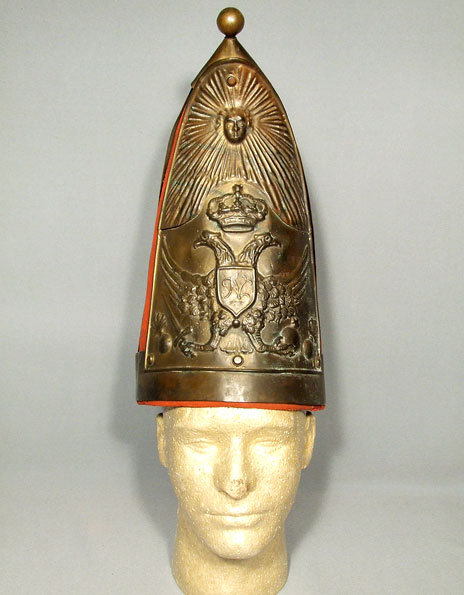 Antique Imperial Russian Napoleonic Helmet Grenadier Mitre