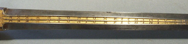 Antique Italian Sword Rapier by Antonio Pichinio