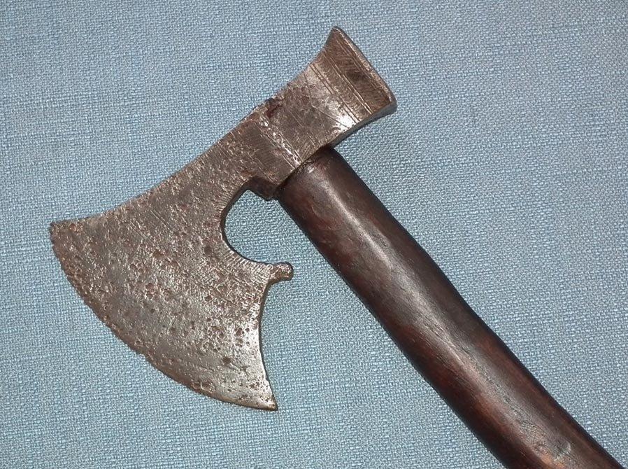 Rare Antique 16th - 17th Century Polish - Hungarian Czekan Battle Axe