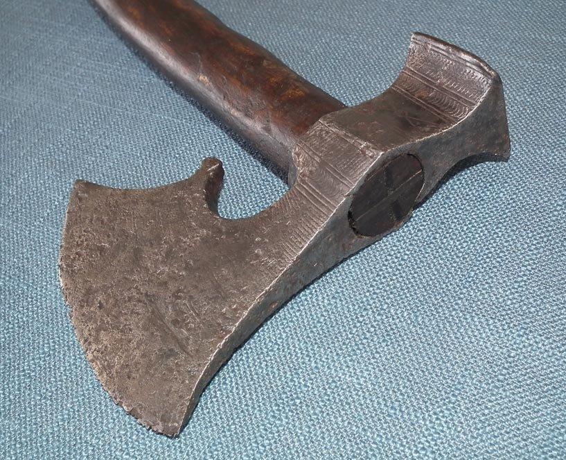 Rare Antique 16th - 17th Century Polish - Hungarian Czekan Battle Axe