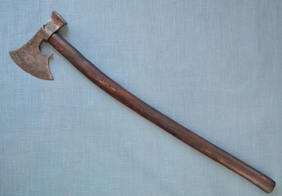 Rare Antique 16th - 17th Century Polish - Hungarian Czekan Battle Axe