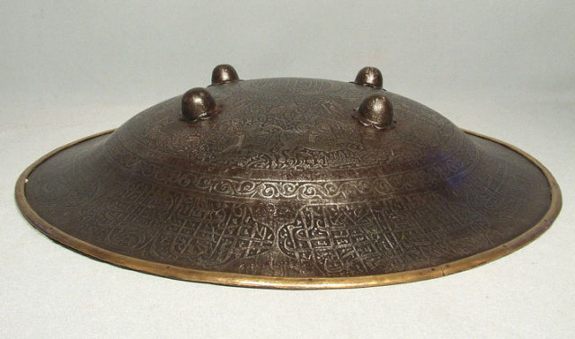 Antique 18th century Indo Persian Shield Armor Islamic Separ