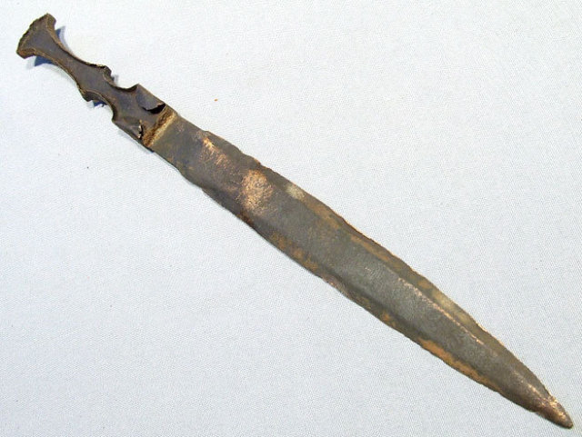 Ancient Luristan Sword, Babylonian Bronze Sword, Dagger