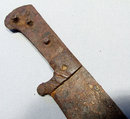 Antique German sword waidblatt, Saxon Hunting sword
