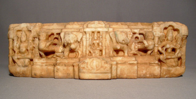 Antique Indian Deities Marble Sculpture, 11th century