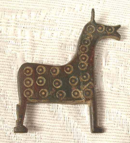 Antique Islamic Bronze Horse, Egypt 12th cen.