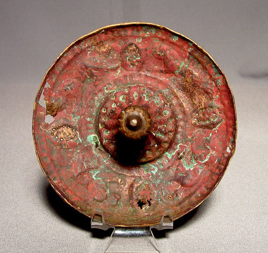 Antique Seljuk Bronze Tray, 12th Century